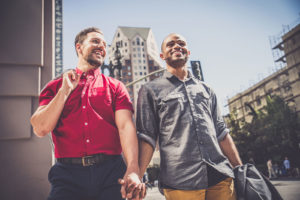 gay couple holding hands