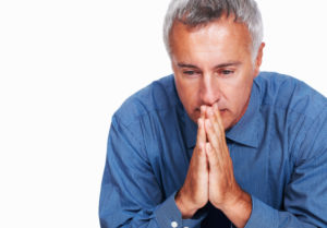 pensive man